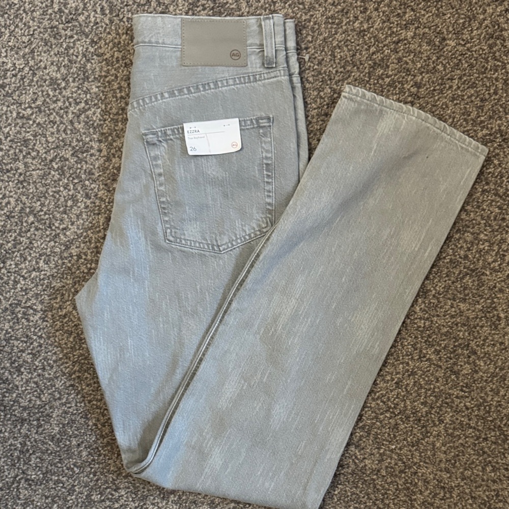 Ag Adriano Goldschmied Women’s Ezzra Light Gray Jeans